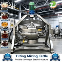 Elektrische planetaire kookpot voor het maken van pectine-jelly, mangosaus, aardbeienjam en ander fruitjam, met mengfunctie.