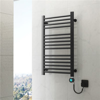 Sèche-serviettes mural personnalisé pour salle de bain chauffe-serviettes pour salle de bain radiateur sèche-serviettes noir enfichable