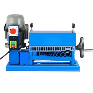 Nouvel équipement automatique informatisé de dénudage, de coupe et de sertissage de fils de cuivre pour la fabrication de câbles - Product Image 1