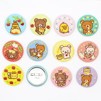Badges en fer blanc brodés personnalisés, logo imprimé, badges ronds en étain avec épingle