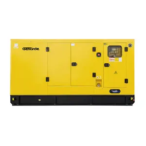 Generator Diesel tipe terbuka/senyap merek mesin terkenal 20kva 50kva 80kva 120kva Genset