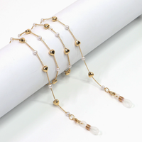 Chaîne de lunettes antidérapante en métal, collier porte-lunettes, fabrication soignée, sangle pour lunettes, accessoires pour femmes