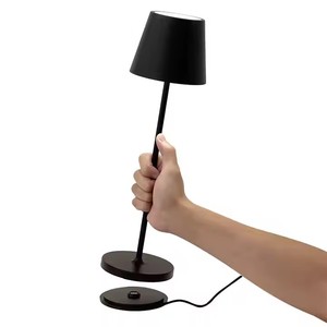 Lampe de table <span class=keywords><strong>LED</strong></span> USB rechargeable Lampe de table Restaurant moderne Lampe de <span class=keywords><strong>bar</strong></span> Lampe de bureau Base de chargement Petit aluminium - Product Image 6