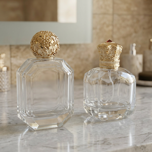 Tapa Metálica de Zamac Dorada Personalizable, Tapa Especial para Perfume con Apertura Fácil para Botellas de Vidrio FEA15, Personalización de Marca - Product Image 2