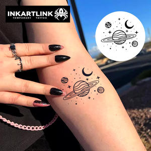 Tatuajes Temporales al por Mayor, <span class=keywords><strong>Tatuaje</strong></span> Falso de Larga Duración de 15 Días, Resistente al Agua, Arte Corporal Natural con Jugo de Frutas para Brazos, Suministro al por Mayor - Product Image 2