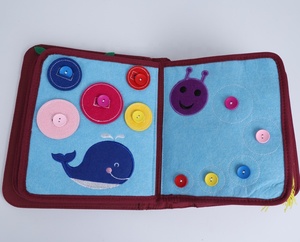 Livre éducatif pour nouveau-né, livre pliable en tissu, doux, idéal pour le transport précoce - Product Image 3