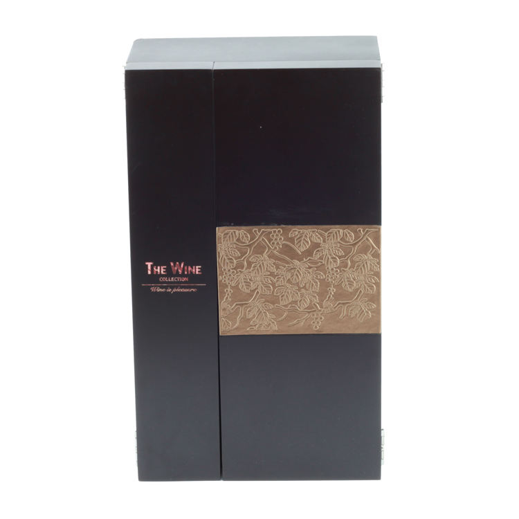 Factory Direct Custom Butterfly Style Wooden Single Bottle Wine Box Wooden Box factory customized