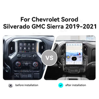 Lecteur multimédia automobile Android 15,6 pouces pour Chevrolet Sorod Silverado GMC Sierra 2012 2019-2021 Navigation GPS Car-play sans fil