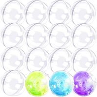 10cm clair boule de noël ornements en vrac à remplir bricolage artisanat boules en plastique Transparent noël décor boule vacances fête de mariage déco