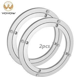Aluminum Lazy Susan <b>Swivel</b> Plate 360 Degree Rotation Dining <b>Table</b> Turntable Kitchen Restaurant - Product Image 1