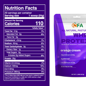 Poudre de protéine de lactosérum micro-filtrée de haute qualité avec des ingrédients naturels idéale pour les suppléments de nutrition sportive pour hommes et femmes - Product Image 2