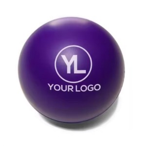 Fabricant de logos personnalisés, jouet amusant pour enfants, balle anti-stress ronde en PU avec logo, jouet anti-stress à presser pour enfants - Product Image 2