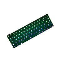 定制布局设计40% 50% 60% 65% 75% Tkl 80% 热插拔RGB C型3针5针国际标准化组织键盘印刷电路板组件