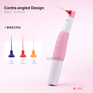 Stylo scalpel dentaire LED Vimel pour traitement des canaux radiculaires, rechargeable sans fil, pour l'élimination des calcifications, bleu, rose, bleu ciel - Product Image 3