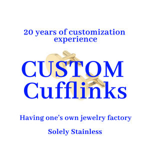 अनुकूलन थोक उच्च अंत पॉलिश स्टेनलेस स्टील क्यूफलिंक्स जो नीले हीरे के पुरुषों के औपचारिक उपहार क्यूफ लिंक टाई पेन - Product Image 5