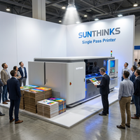 Impresora Digital de Inyección de Tinta de Formato Grande SHC2500 de Carga Automática Sunthinks para Impresión de Embalajes de Cartón Corrugado
