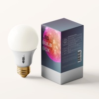 Emballage d'ampoule écologique personnalisé en usine Boîte d'emballage avec logo personnalisé fabricants d'ampoule à led Boîte d'emballage d'emballage pour ampoules à led
