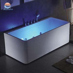 Baignoire de massage en acrylique avec jacuzzi, design graphique de luxe pour hôtel Baignoire <span class=keywords><strong>d</strong></span>'hydromassage moderne réversible autoportante 3 ans CN;GUA - Product Image 2