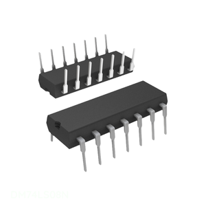 Logic DM74LS08N 14 composants de circuit électronique DIP (0.300 "7.62mm) en stock - Product Image 1