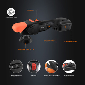 Nouvelle arrivée <span class=keywords><strong>SPTA</strong></span> CP403 <span class=keywords><strong>Polisseuse</strong></span> rotative sans fil <span class=keywords><strong>mini</strong></span>, machine à polir les voitures sans balais, <span class=keywords><strong>polisseuse</strong></span> de 3 pouces pour le detailing automobile - Product Image 3