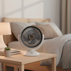 Ventilateur de bureau climatisé compact avec chargement USB, en coffret cadeau promotionnel, avec retour et remplacement, petit ventilateur à pince - Product Image 1