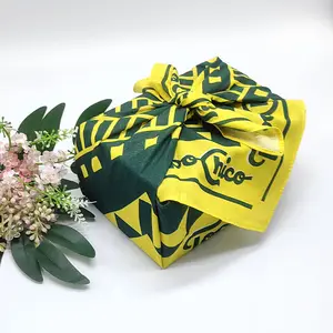 Bento gói vải furoshiki gói vải khăn tay phong cách Nhật Bản Bento trưa Bandana Bìa