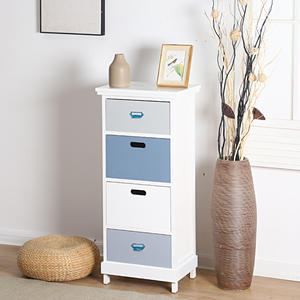 Hot Sale Color <strong>Chest</strong> <strong>of</strong> <strong>Drawers</strong> Tall <strong>Thin</strong> Bedside Table Home Furniture Modern Wooden Living Room Storage Cabinets - Product Image 3