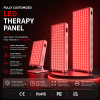 AisQueen OEM ODM Panel de Terapia de Luz Roja NIR LED de Grado Médico de 5W con Doble Chip, 9 Longitudes de Onda y Control Táctil