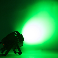 Projecteur PAR LED motorisé SHEHDS Zoom RGBWA+UV avec DMX512 6-en-1, éclairage de scène professionnel pour DJ, club, mariage, événement