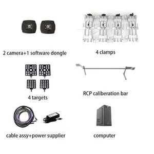 Software de Montagem de Câmera para Alinhamento de Rodas 3D, Dongle + Grampos + Alvo + Barra de Calibração Modelo SRD-HTccc - Product Image 1