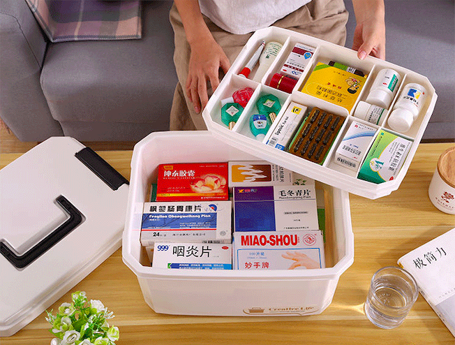 Home necessities plastic organization stackable storage boxes