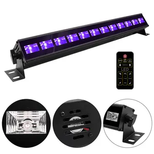 DJ Lighting Equipment 36W 12 UV Black Bar Laser Fernbedienung LED Wand waschanlage Bühnen licht Für Party Disco Luminous Lamp Power