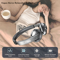 Appareil de relaxation portable à porter autour du cou, instrument anti-stress à accrocher à l'oreille, masseur de cou relaxant pour l'aide au sommeil à domicile