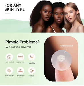 Nouveaux patchs anti-acné personnalisés en forme originale, marque privée, patchs anti-acné mignons, vente en gros de patchs pour boutons - Product Image 4