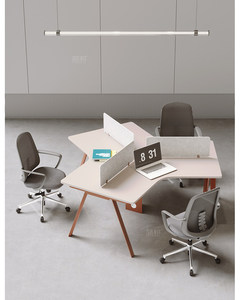 Cloison de bureau modulaire en acier, structure en acier moderne, séparateur de pièce transparent autoportant, espace de travail ouvert, séparation d'espace - Product Image 3