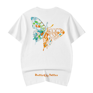 T-shirt da <span class=keywords><strong>uomo</strong></span> <span class=keywords><strong>di</strong></span> marca 2025 alla moda abbigliamento Casual Batik lavata a maniche corte 100% cotone <span class=keywords><strong>di</strong></span> nicchia ampia girocollo retrò Design digitale - Product Image 3