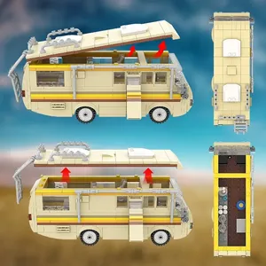360 Piezas de Bloques de Construcción de Plástico ABS, Modelo de Autobús RV de la <span class=keywords><strong>Película</strong></span> Breaking Bad, Juguetes Educativos de Ladrillos, Regalo de Cumpleaños - Product Image 5