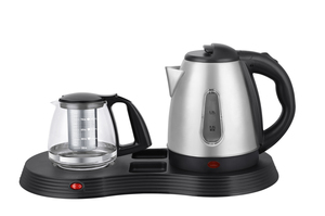 Coffee Pot Teapot Boiling <b>Kettle</b> Glass Teapot Set <b>Kettle</b> Tray Set with Infuser - Product Image 3