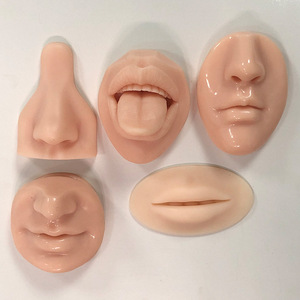 Trang Điểm Microblading Môi Hình Xăm Da Giả Latex 3D Silicone Lip Thực Hành Da - Product Image 2