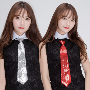 Scintillante cravatta a papillon da uomo accessorio per abito da Party Club a lunga durata - Product Image 1