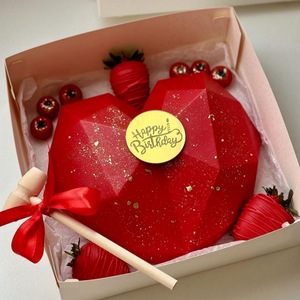 Decorazioni Classiche per Cupcake di Compleanno, Topper Rotondi in Acrilico con Incisione Laser per Decorazioni Festive - Product Image 2