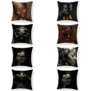 Vente chaude cool femme africaine jeter taie d'oreiller housse de <span class=keywords><strong>coussin</strong></span> décoratif housse de <span class=keywords><strong>coussin</strong></span> <span class=keywords><strong>africain</strong></span> américain taies d'oreiller - Product Image 6