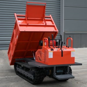 Livraison gratuite EPA Mini Dumper chenillé moteur brouette piste Site Dumper Dumper pour travaux agricoles Mini Crawler Dumper Truck - Product Image 3