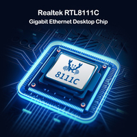 Tarjeta de Red PCI Express, Adaptador de Red Gigabit Ethernet PCIE X1 a RJ45 para Chip RTL8111C, 10/100/1000Mbps, Arranque PXE para PC