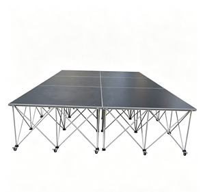 Escenario de Aluminio para Exteriores, Escenario de Madera Contrachapada Impermeable para Conciertos al Aire Libre, Espectáculos en Plazas - Product Image 1