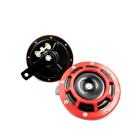 DL127-R 12V vente d'usine divers disques largement utilisés universel noir personnalisé voiture sirène klaxon BASSO basso