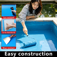 Revêtement imperméable prêt à l'emploi pour piscines et éviers, non toxique et écologique, durable pour une utilisation à l'immersion longue durée dans l'eau