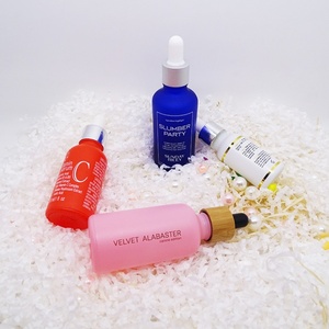 Botella de Vidrio Esmerilado Mate Negro/Blanco de 10ml/30ml/1oz para Aceites Esenciales con Gotero y Caja, con Estampado en Caliente - Product Image 4