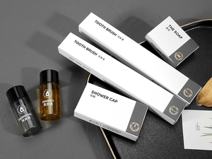 SANHOO luxe 5 étoiles hôtel trousse de toilette boîte en papier shampooing revitalisant fournitures d'accueil chambre d'hôtel ensemble de commodités - Product Image 4