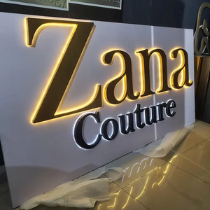 Letreros LED Retroiluminados Personalizados con Iluminación 3D Halo para Tiendas y Boutiques, Fuente de Alimentación para América del Norte BIZ - Product Image 2